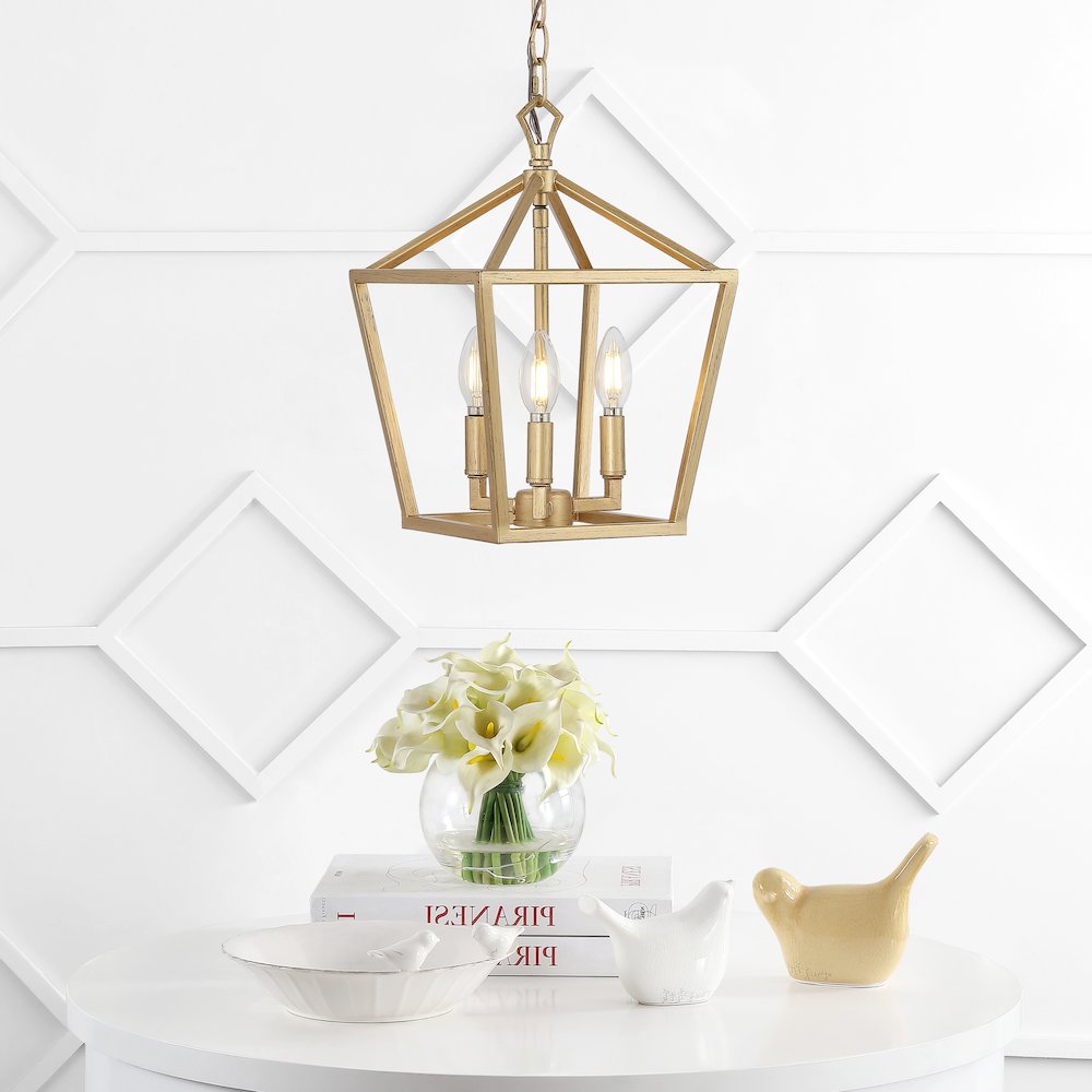 Pagodabulb Lantern Metal Led Pendant. Picture 5