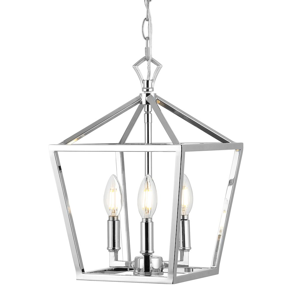 Pagodabulb Lantern Metal Led Pendant. Picture 7