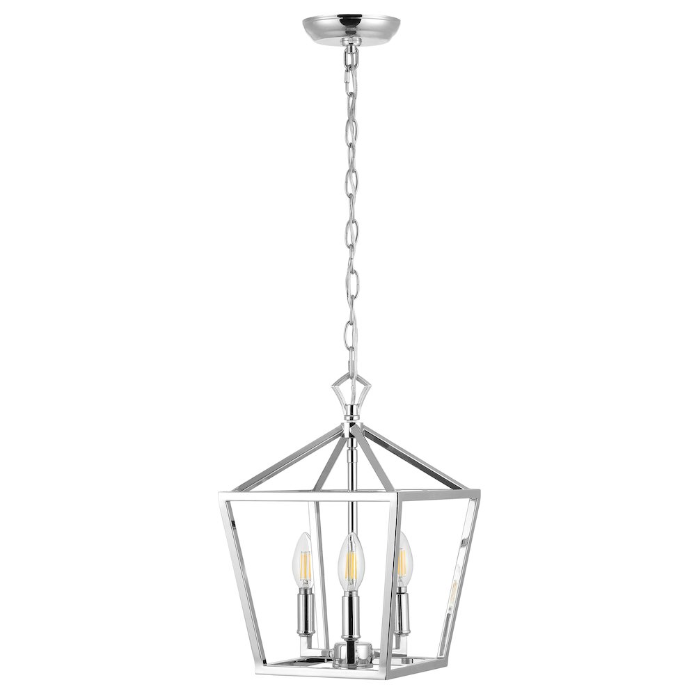Pagodabulb Lantern Metal Led Pendant. Picture 2