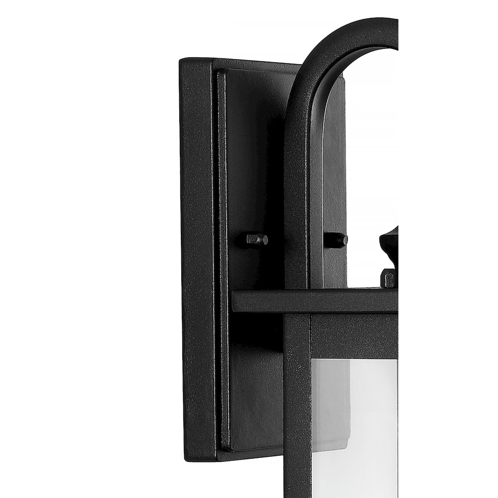 Cary Iron/Glass Traditional Modern Led Outdoor Lantern (Set Of 2). Picture 4