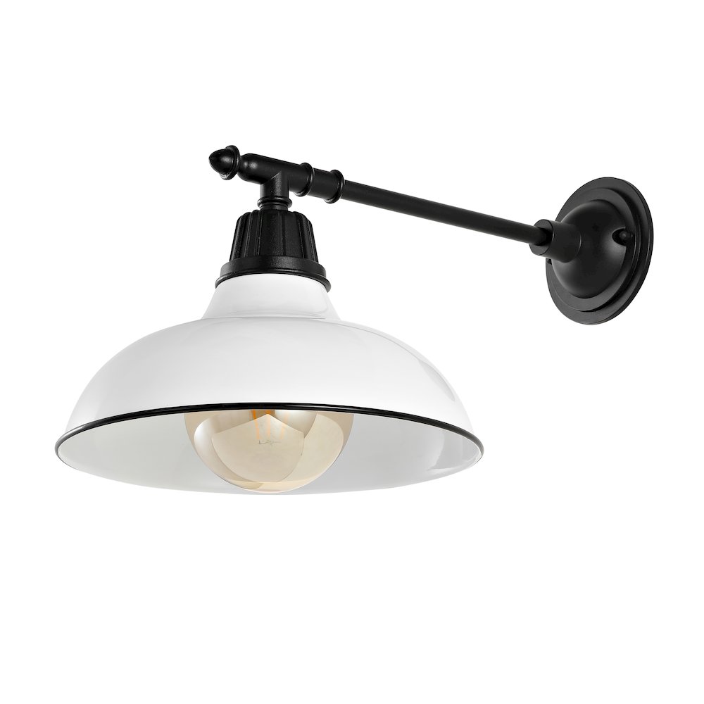Industrial Indoor/Outdoor Iron Led Victorian Arm Outdoor Sconce. Picture 1