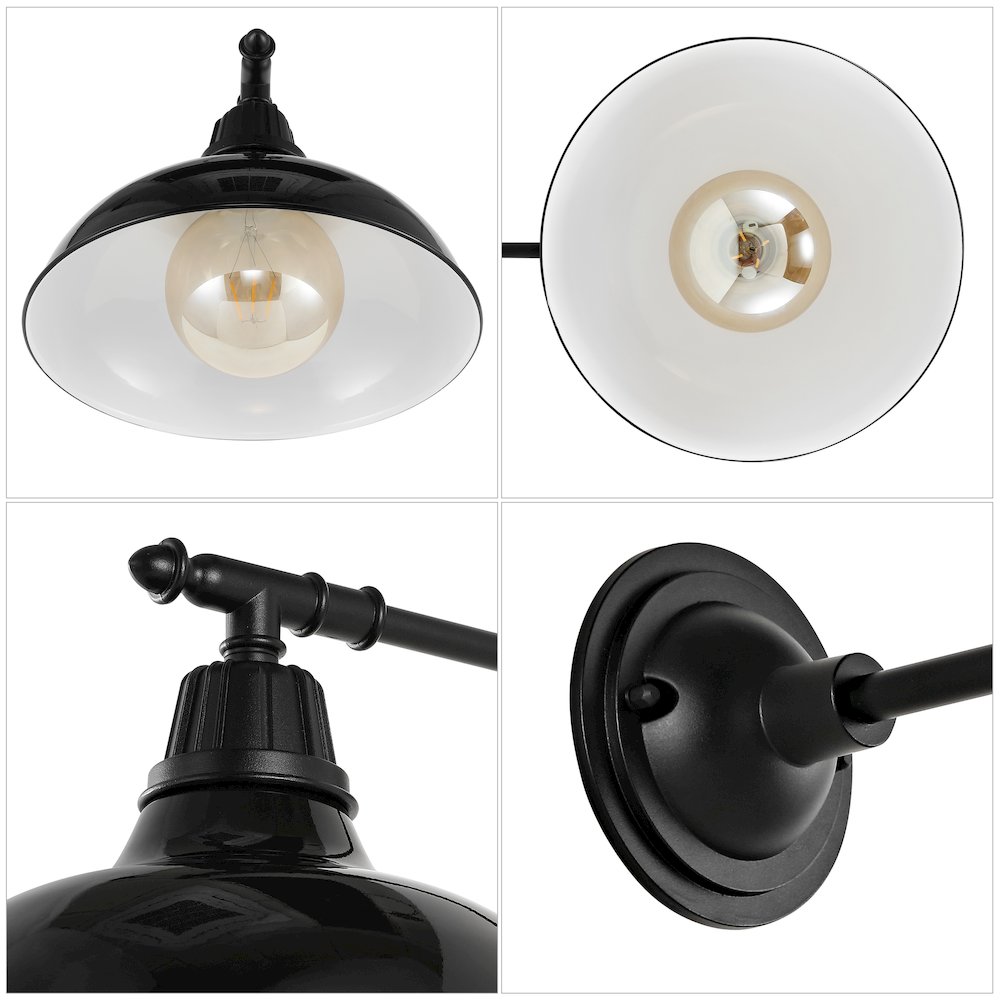 Industrial Indoor/Outdoor Iron Led Victorian Arm Outdoor Sconce. Picture 2