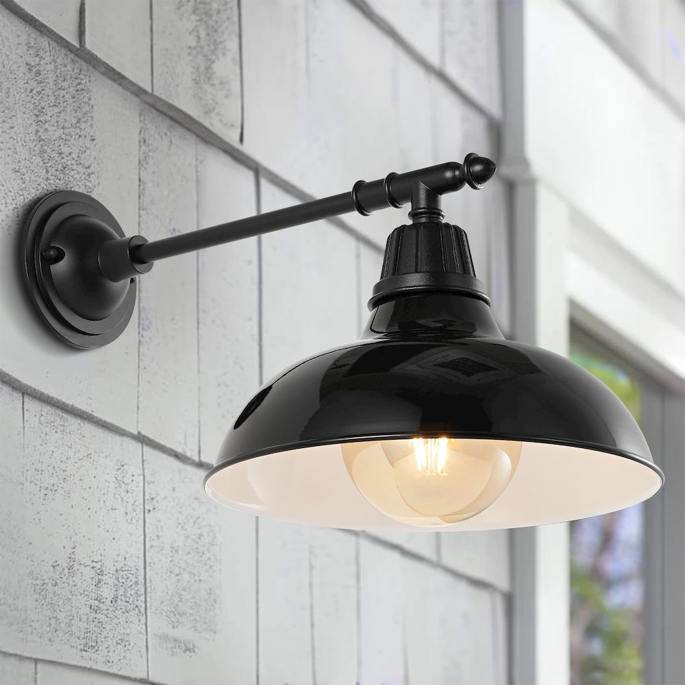 Industrial Indoor/Outdoor Iron Led Victorian Arm Outdoor Sconce. Picture 4