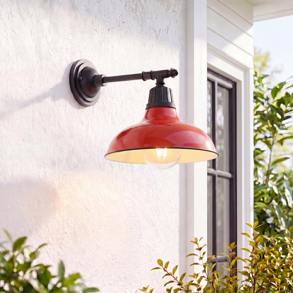 Industrial Indoor/Outdoor Iron Led Victorian Arm Outdoor Sconce. Picture 7