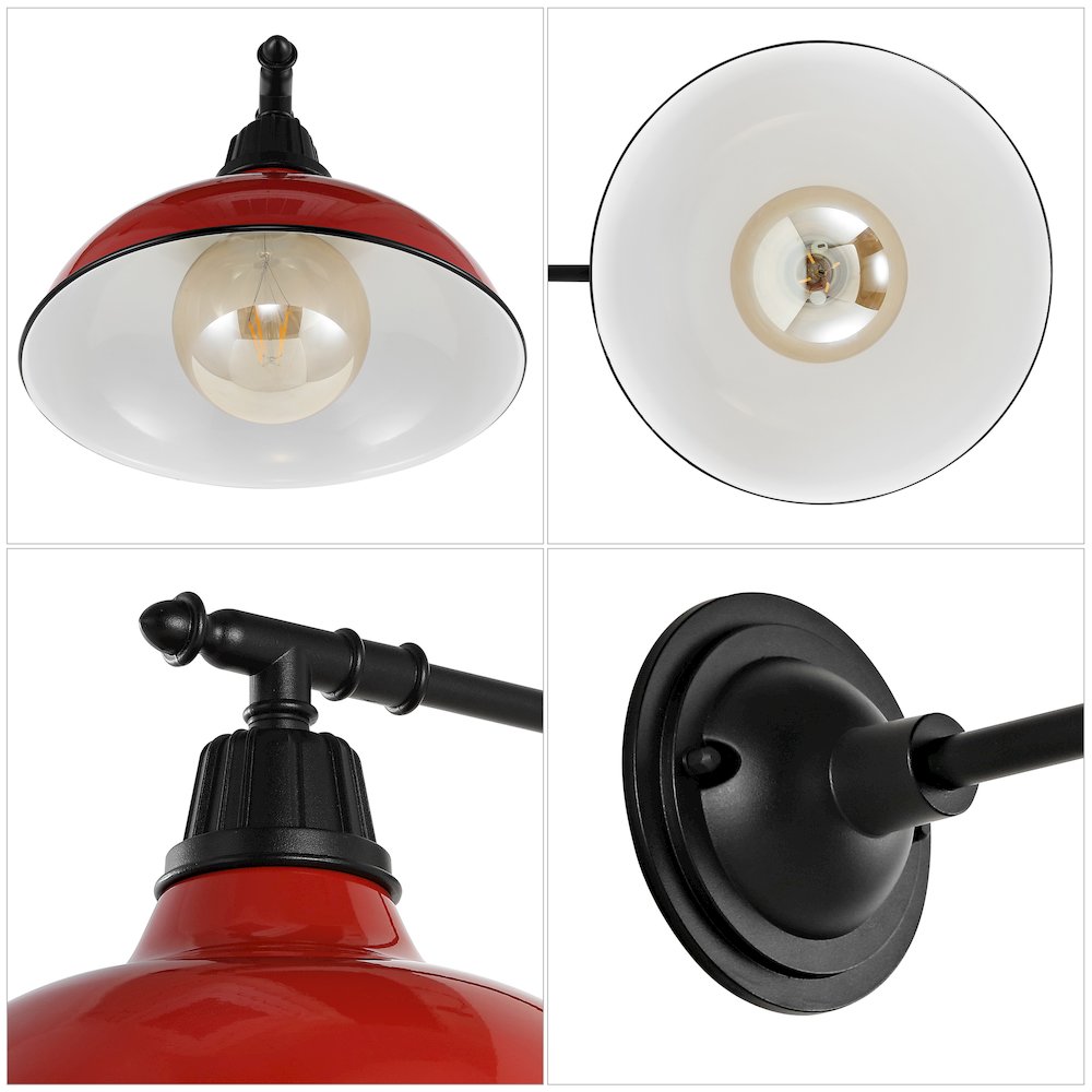 Industrial Indoor/Outdoor Iron Led Victorian Arm Outdoor Sconce. Picture 2