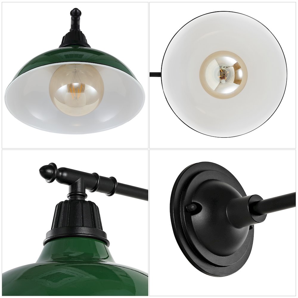 Industrial Indoor/Outdoor Iron Led Victorian Arm Outdoor Sconce. Picture 2