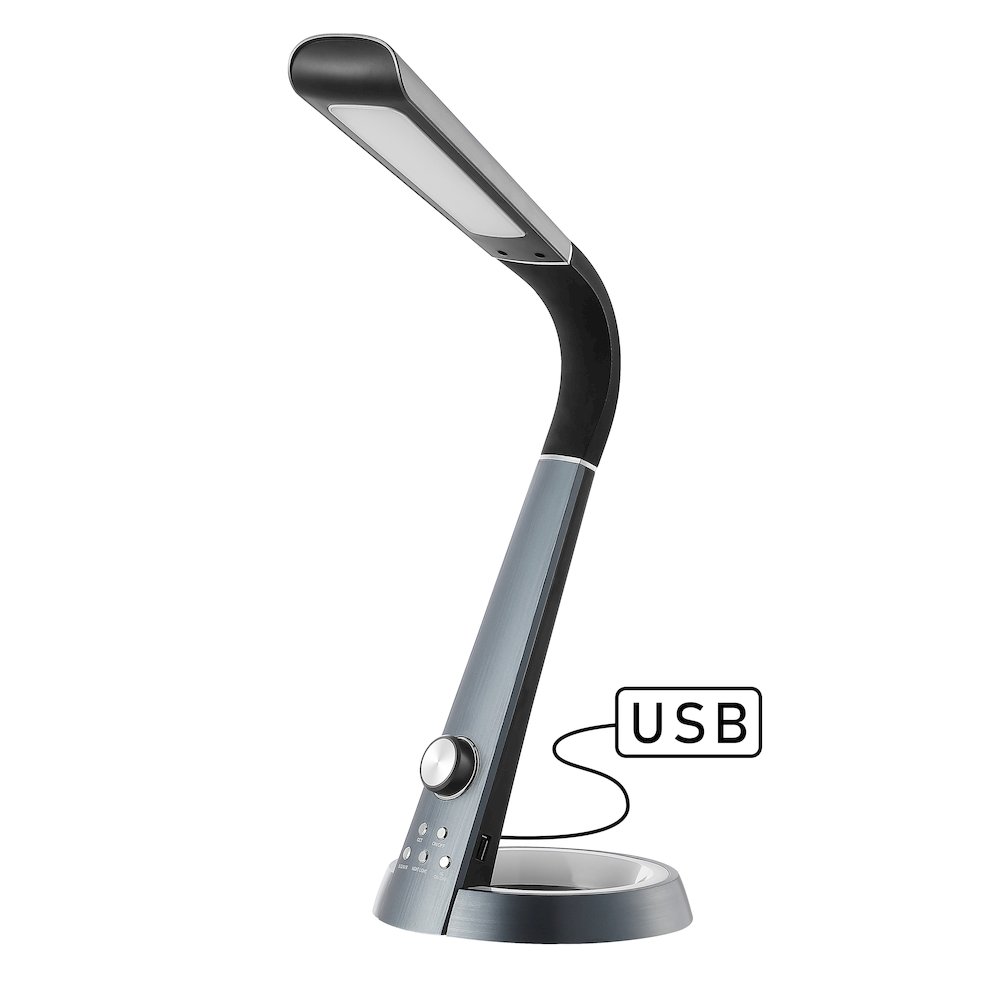 Minimalist Adjustable Head Dimmable Usb Charging Led Task Lamp. Picture 2