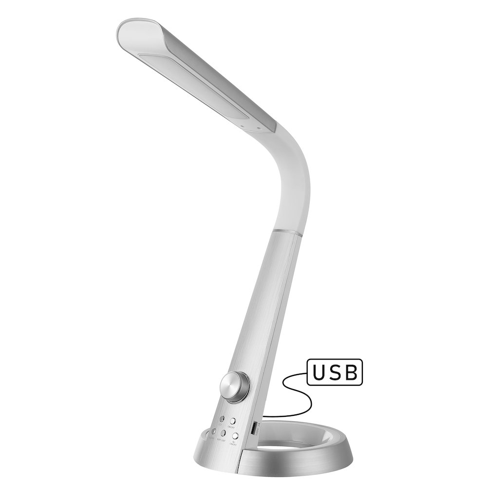 Minimalist Adjustable Head Dimmable Usb Charging Led Task Lamp. Picture 2
