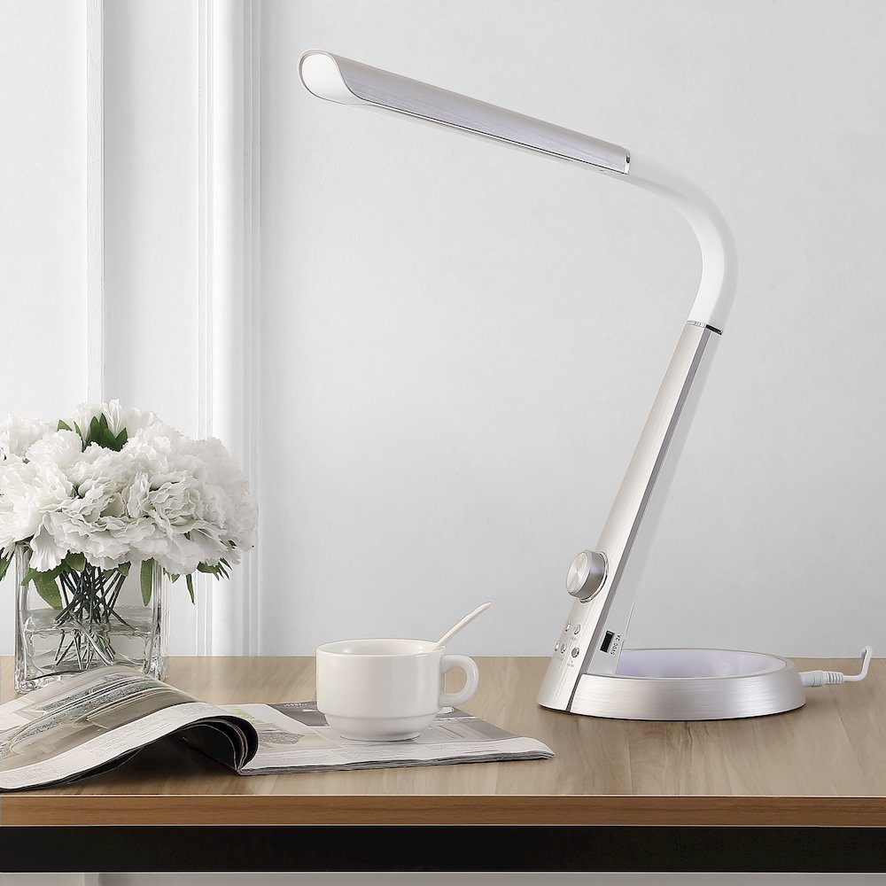 Minimalist Adjustable Head Dimmable Usb Charging Led Task Lamp. Picture 7