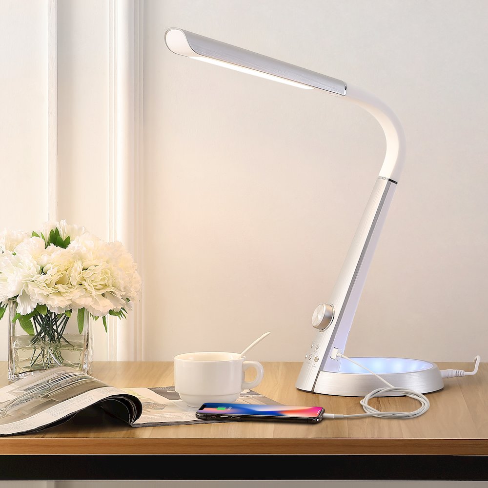 Minimalist Adjustable Head Dimmable Usb Charging Led Task Lamp. Picture 6