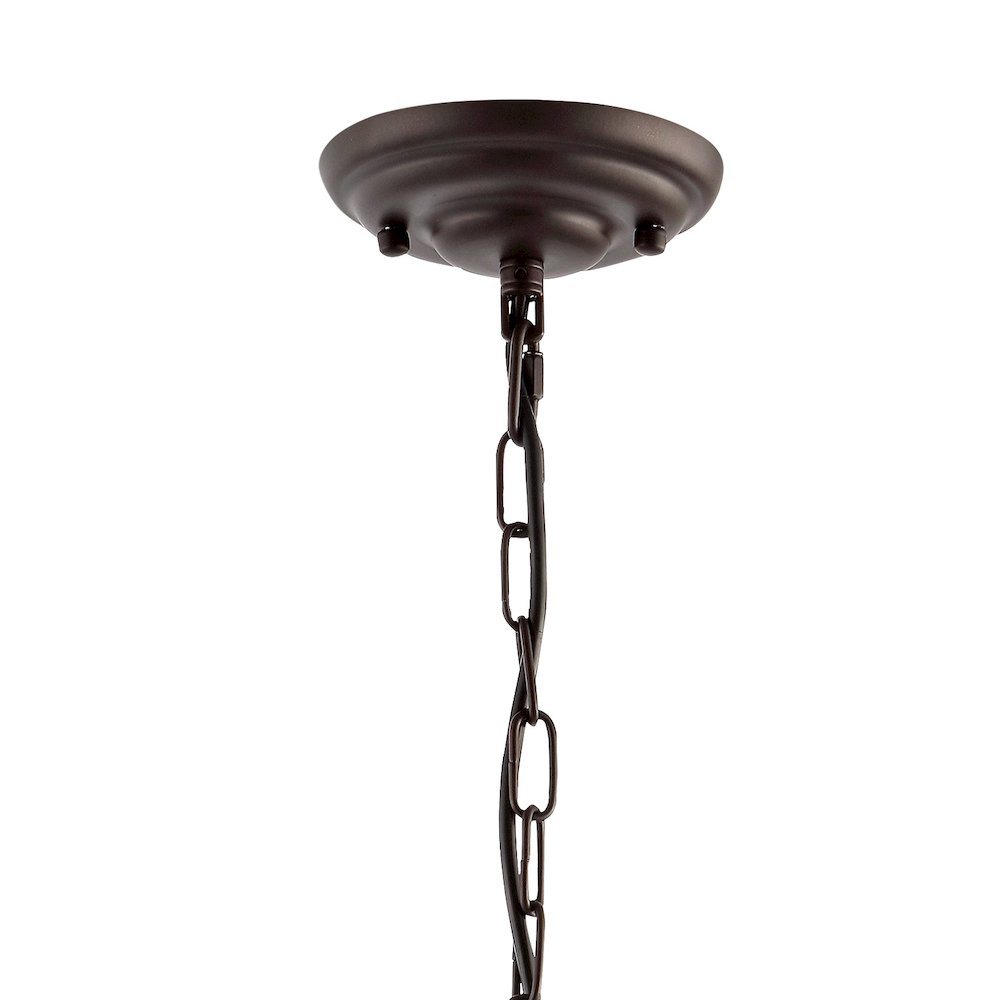 Gaines Farmhouse Industrial Iron Mason Jar Led Pendant. Picture 4