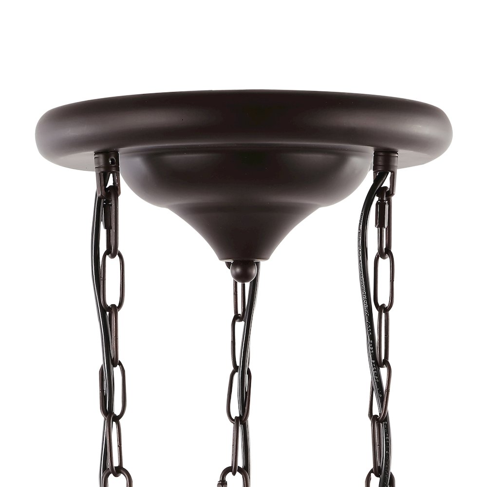 Gaines Farmhouse Industrial Iron Mason Jar Led Semi Flush Mount. Picture 3