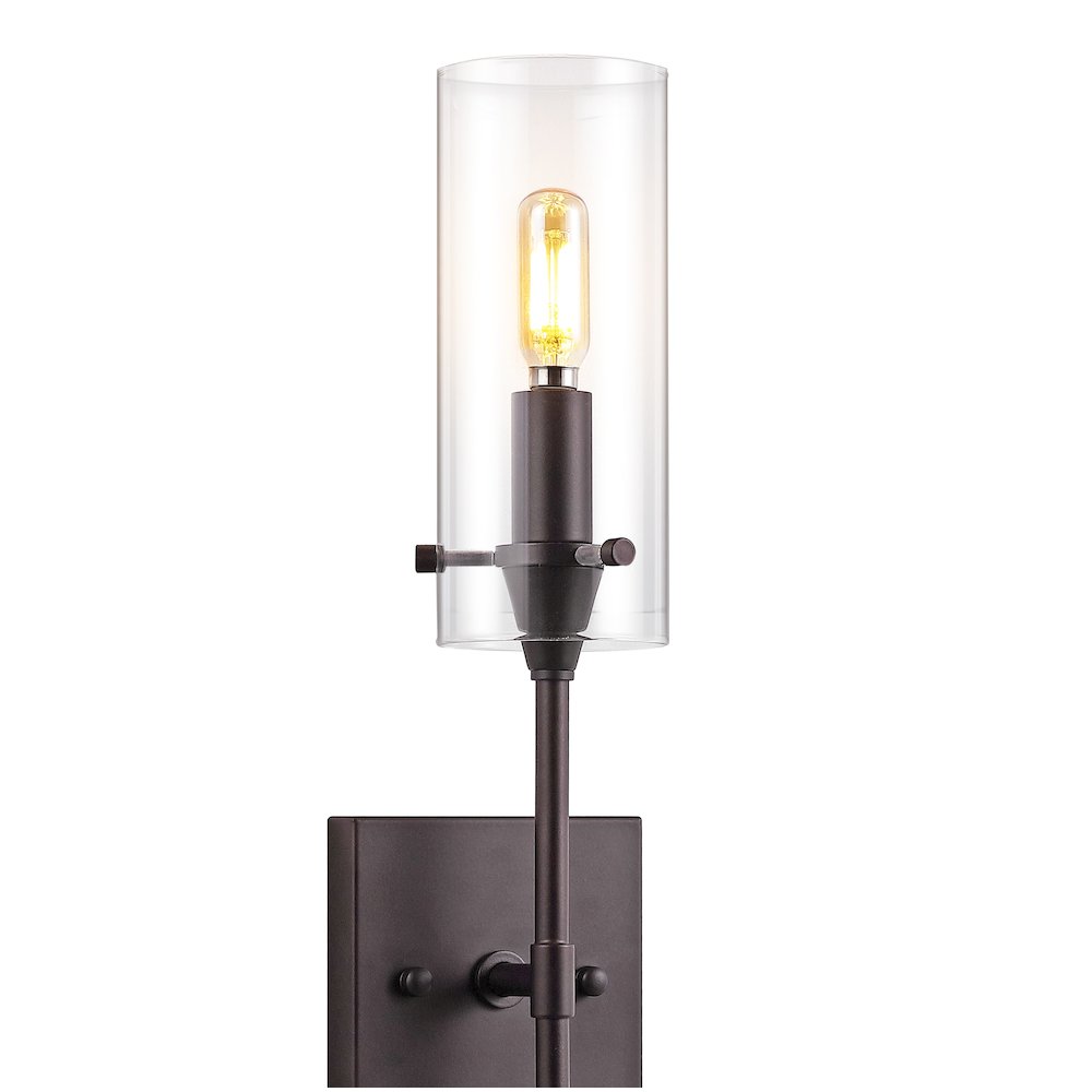 Cato Bohemian Farmhouse Iron/Glass Led Vanity. Picture 2