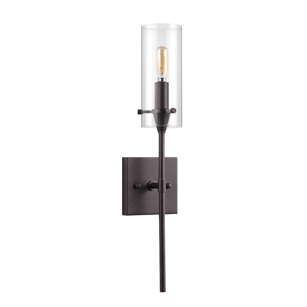 Cato Bohemian Farmhouse Iron/Glass Led Vanity. Picture 1