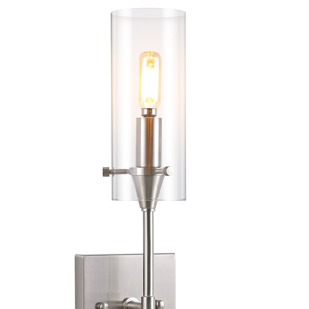 Cato Bohemian Farmhouse Iron/Glass Led Vanity. Picture 2