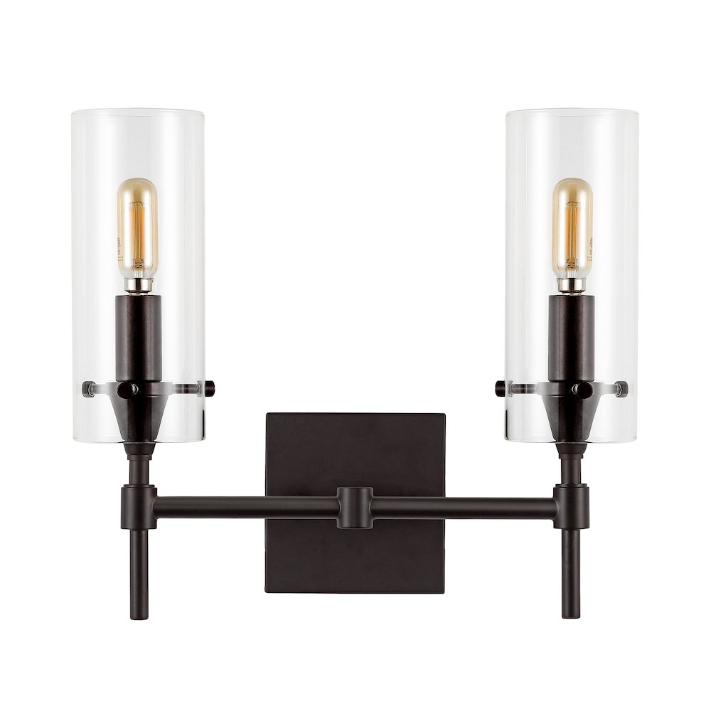 Cato Bohemian Farmhouse Iron/Glass Led Vanity. Picture 5