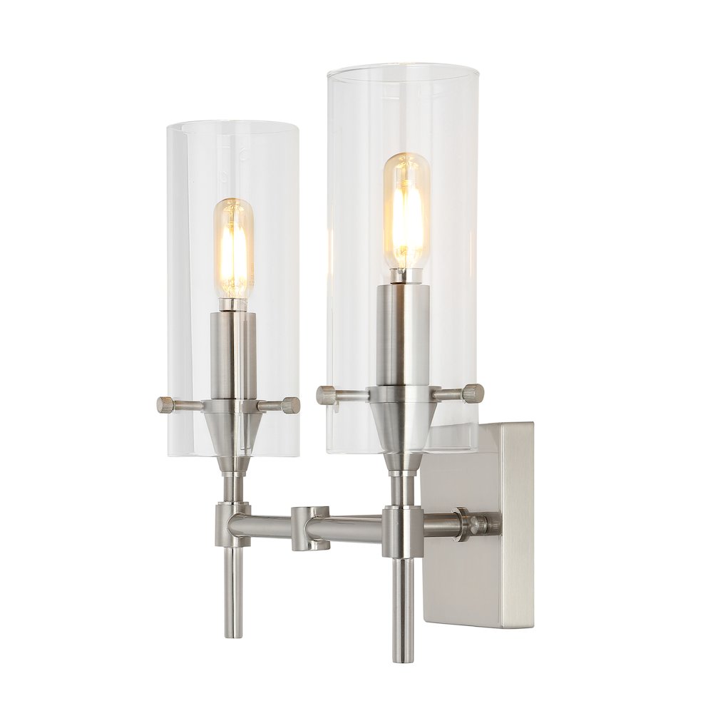 Cato Bohemian Farmhouse Iron/Glass Led Vanity. Picture 7