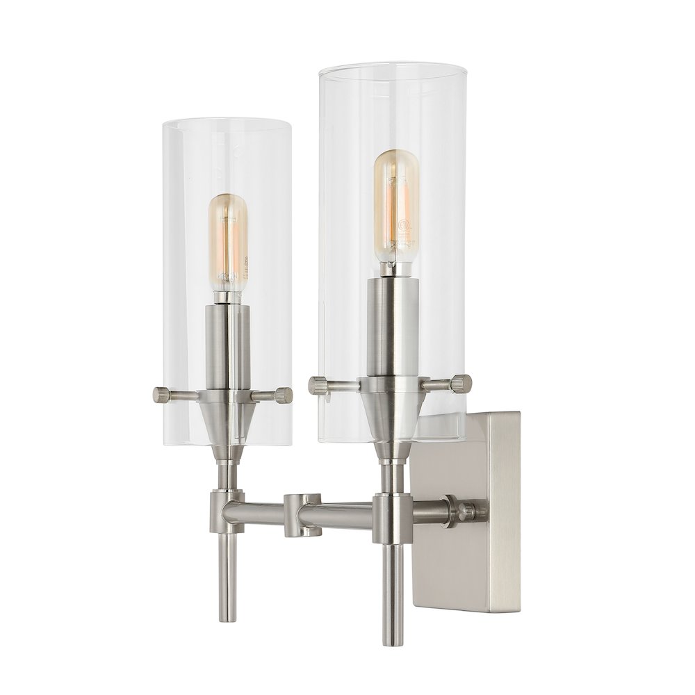 Cato Bohemian Farmhouse Iron/Glass Led Vanity. Picture 2