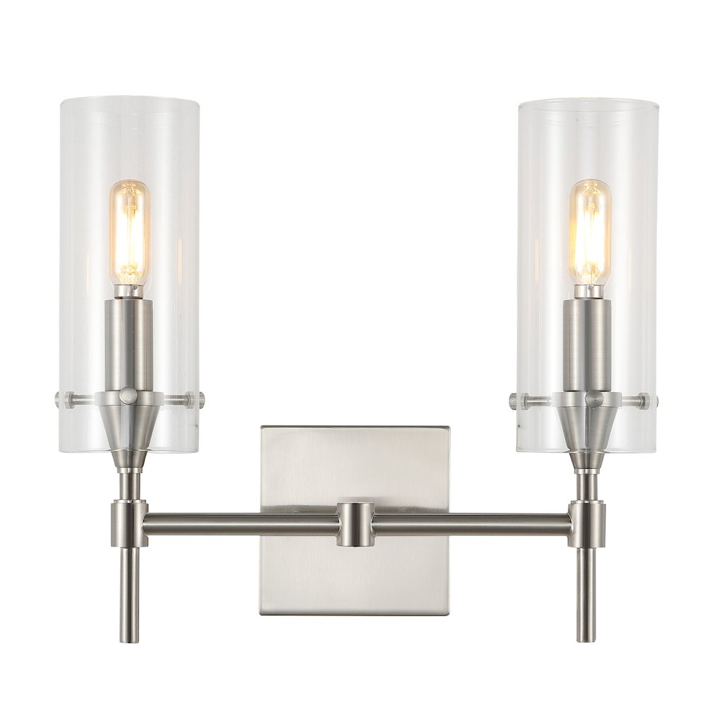 Cato Bohemian Farmhouse Iron/Glass Led Vanity. Picture 1