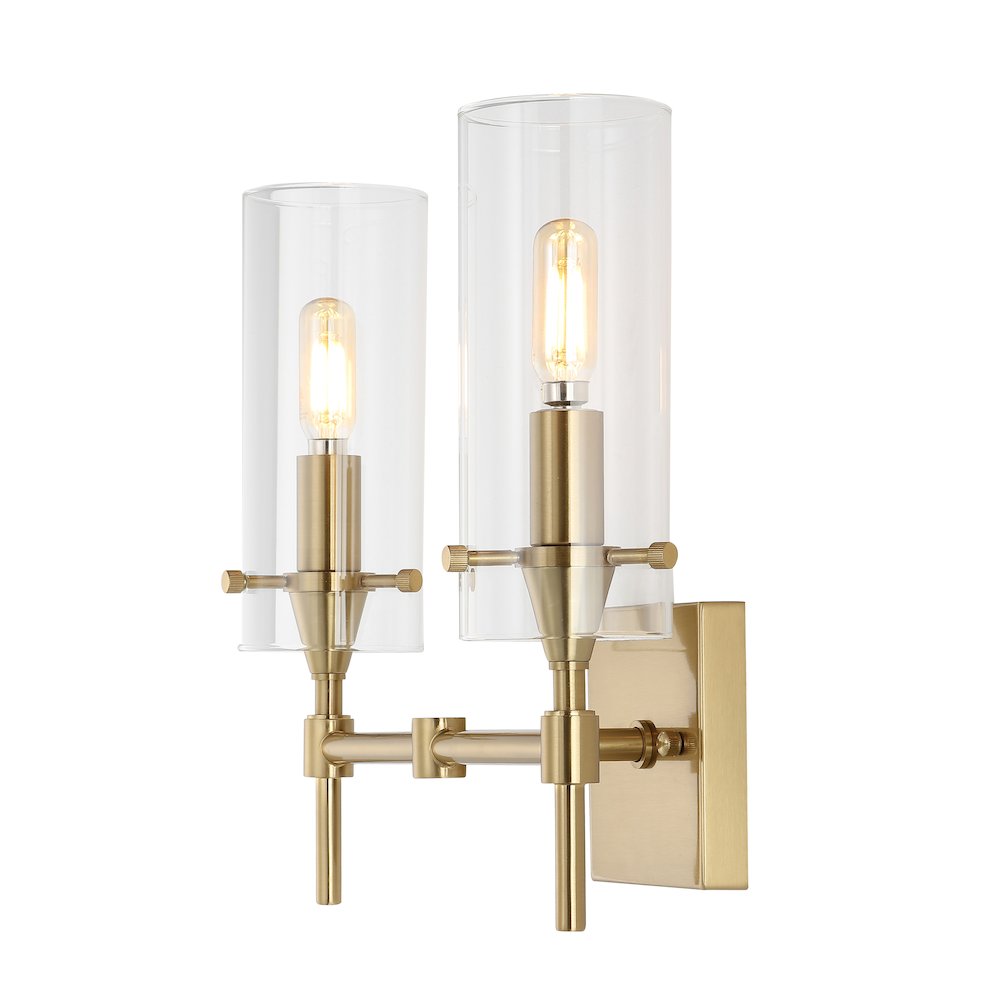 Cato Bohemian Farmhouse Iron/Glass Led Vanity. Picture 7