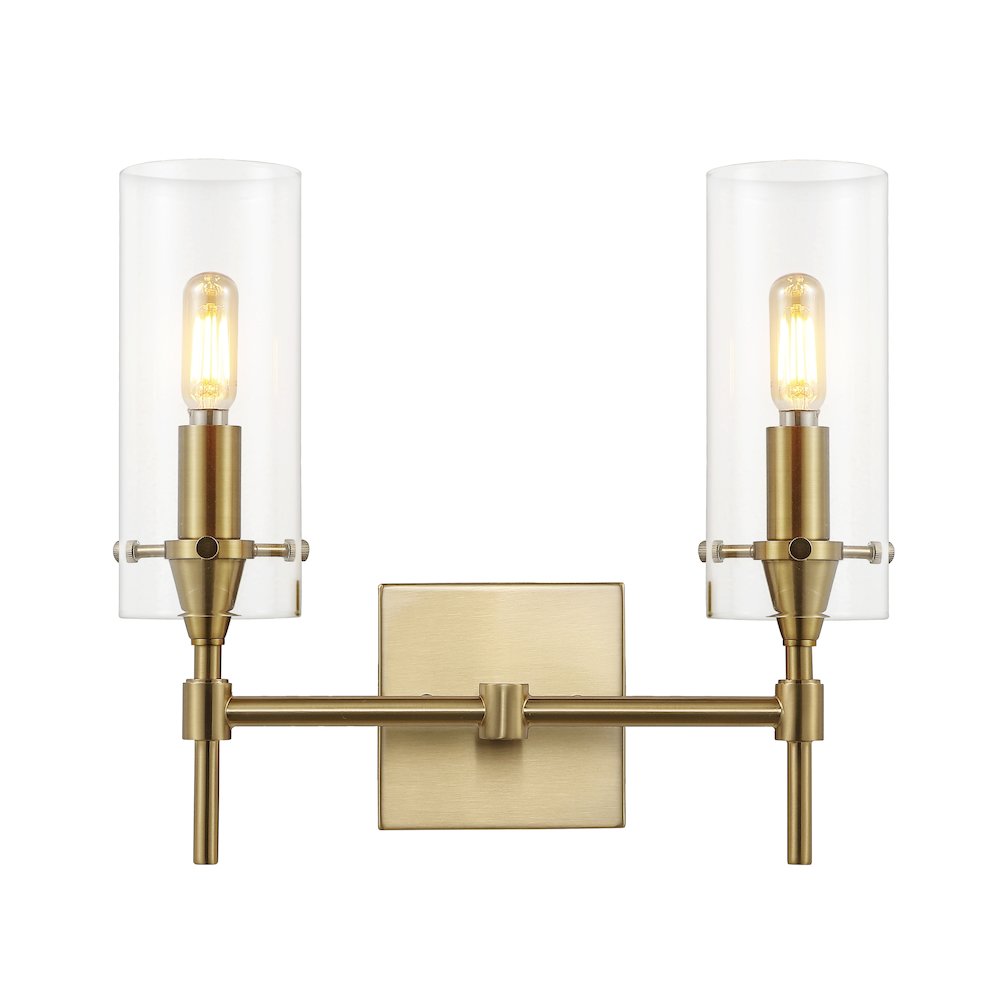Cato Bohemian Farmhouse Iron/Glass Led Vanity. Picture 1