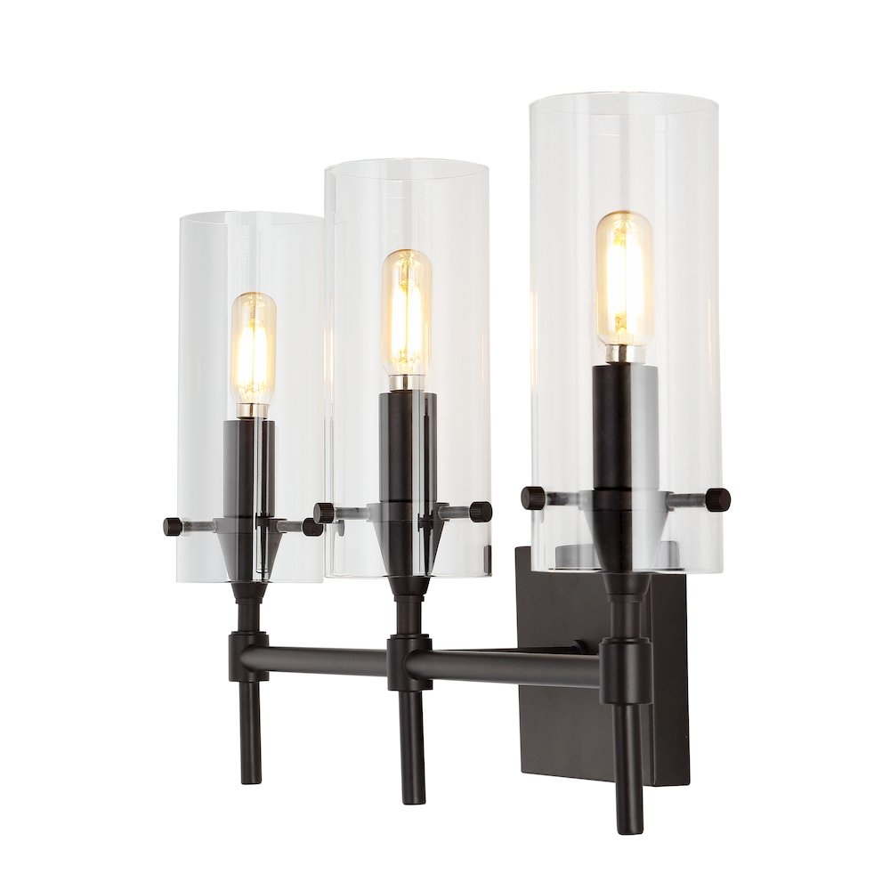 Cato Bohemian Farmhouse Iron/Glass Led Vanity. Picture 7