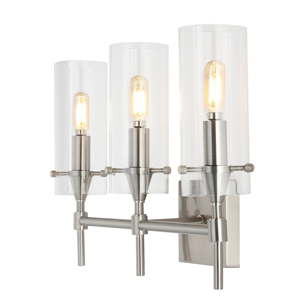 Cato Bohemian Farmhouse Iron/Glass Led Vanity. Picture 7