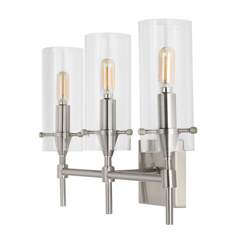 Cato Bohemian Farmhouse Iron/Glass Led Vanity. Picture 2
