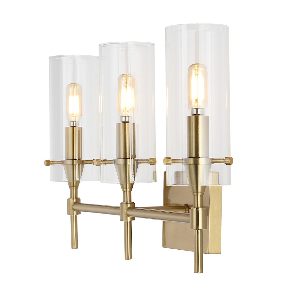 Cato Bohemian Farmhouse Iron/Glass Led Vanity. Picture 7