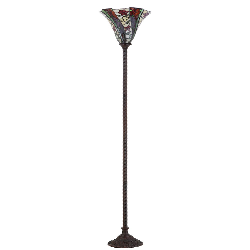 Williams Tiffany Style Torchiere Led Floor Lamp. Picture 2