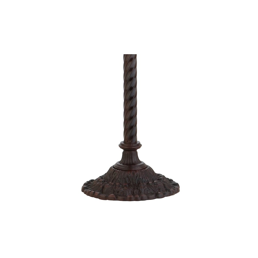 Botanical Tiffany Style Torchiere Led Floor Lamp. Picture 3