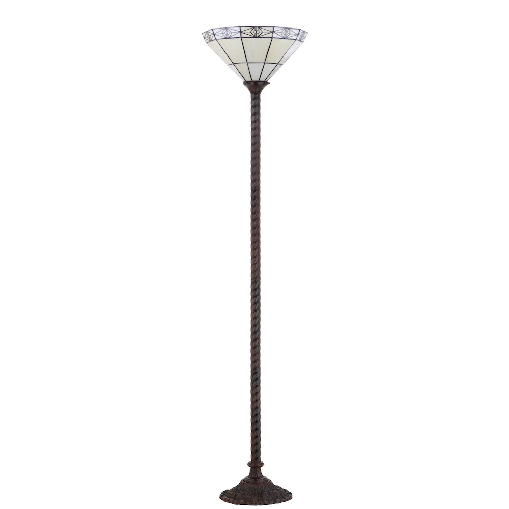Moore Tiffany Style Torchiere Led Floor Lamp. Picture 2