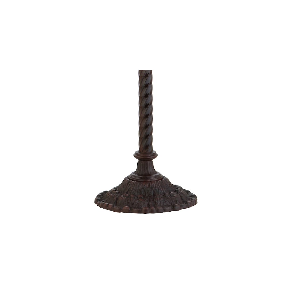 Peacock Tiffany Style Torchiere Led Floor Lamp. Picture 3