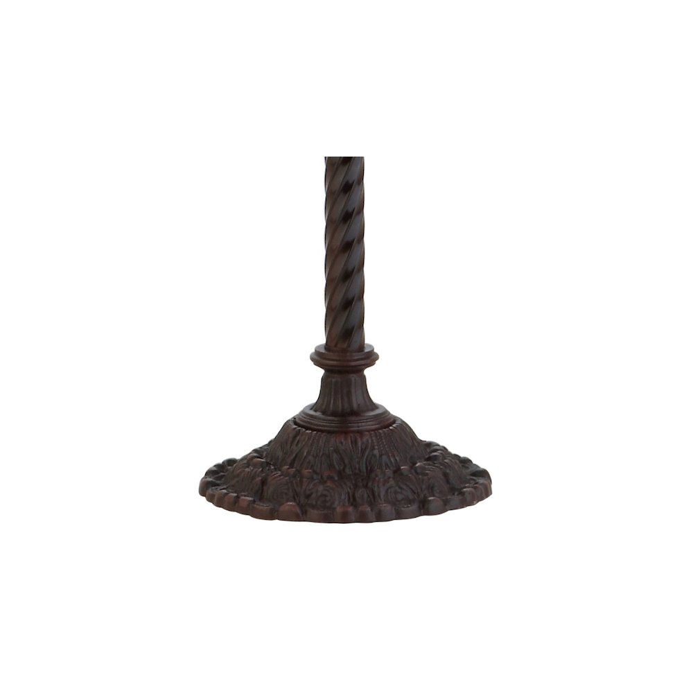 White Tiffany Style Torchiere Led Floor Lamp. Picture 3