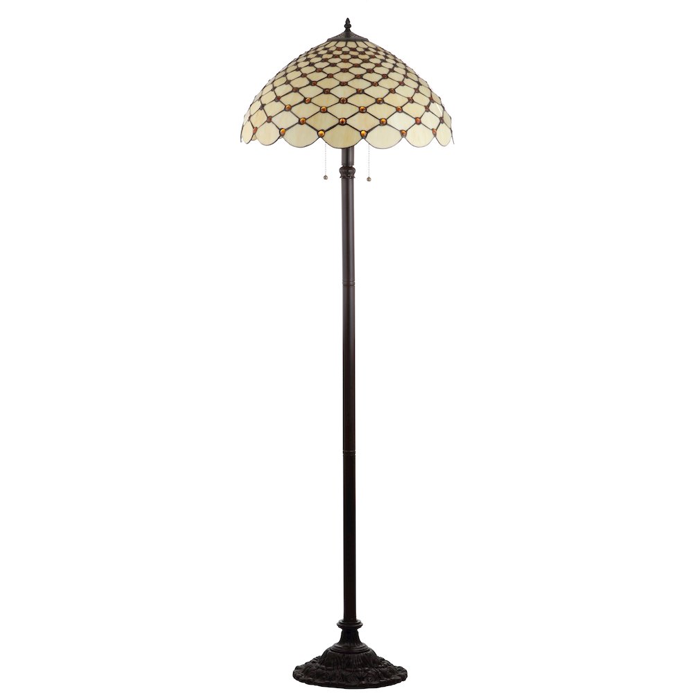 Lee Tiffany Style Led Floor Lamp. Picture 2