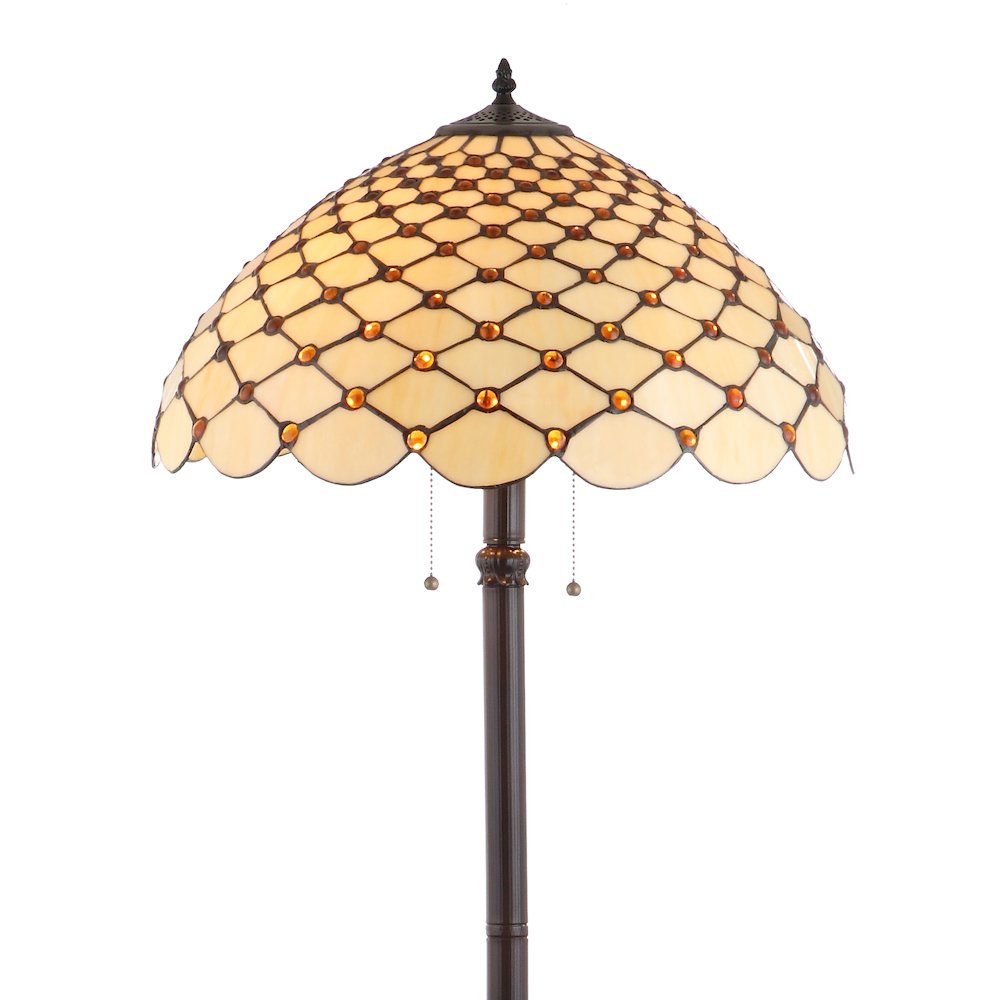 Lee Tiffany Style Led Floor Lamp. Picture 7