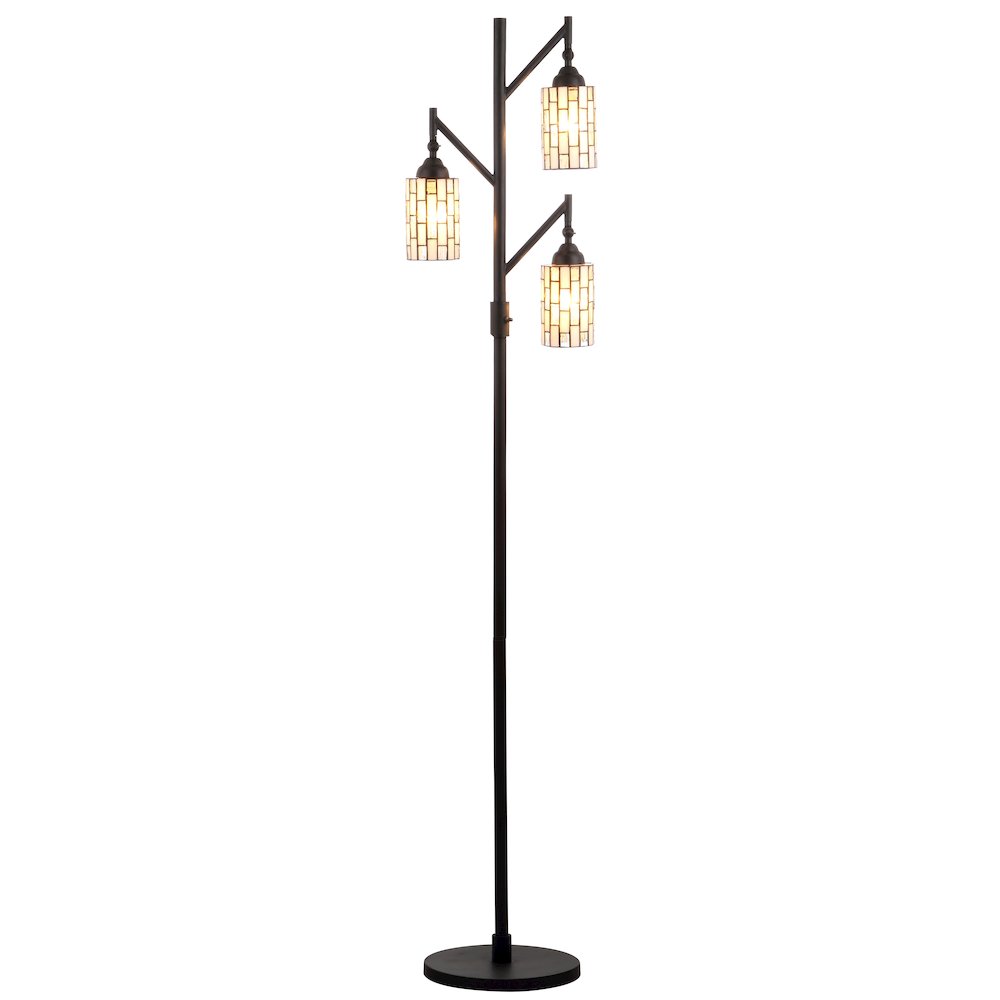Lewis Tiffany Style Multi Light Led Floor Lamp. Picture 1