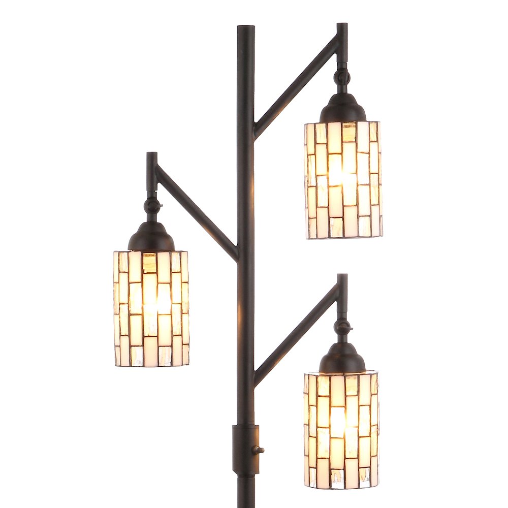 Lewis Tiffany Style Multi Light Led Floor Lamp. Picture 7