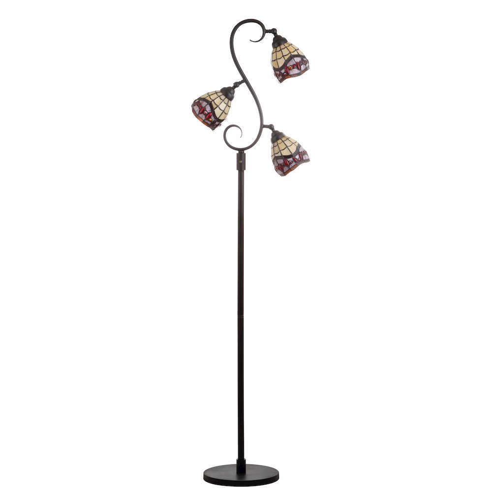 Walker Tiffany Style Multi Light Led Floor Lamp. Picture 2