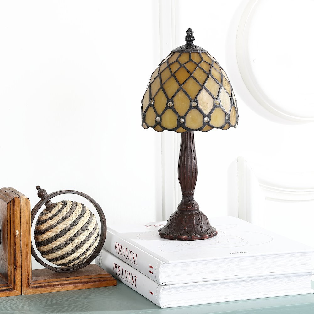 Campbell Tiffany Style Led Table Lamp. Picture 6