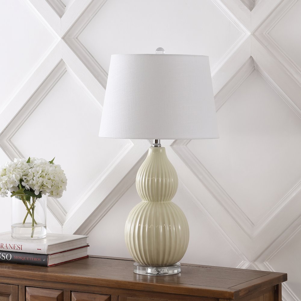 Thatcher Ceramic Led Table Lamp. Picture 2