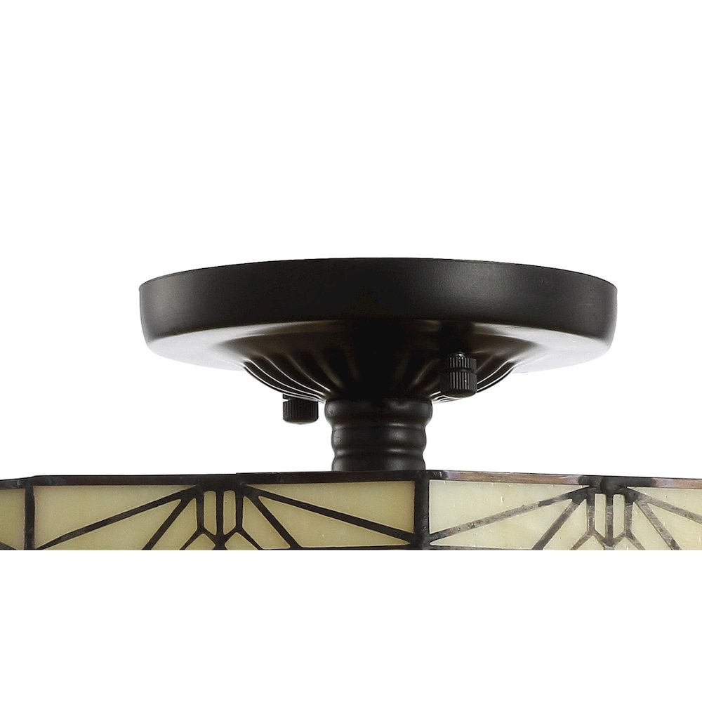 Jasmine Tiffany Style Glassmetal Led Semi. Picture 4