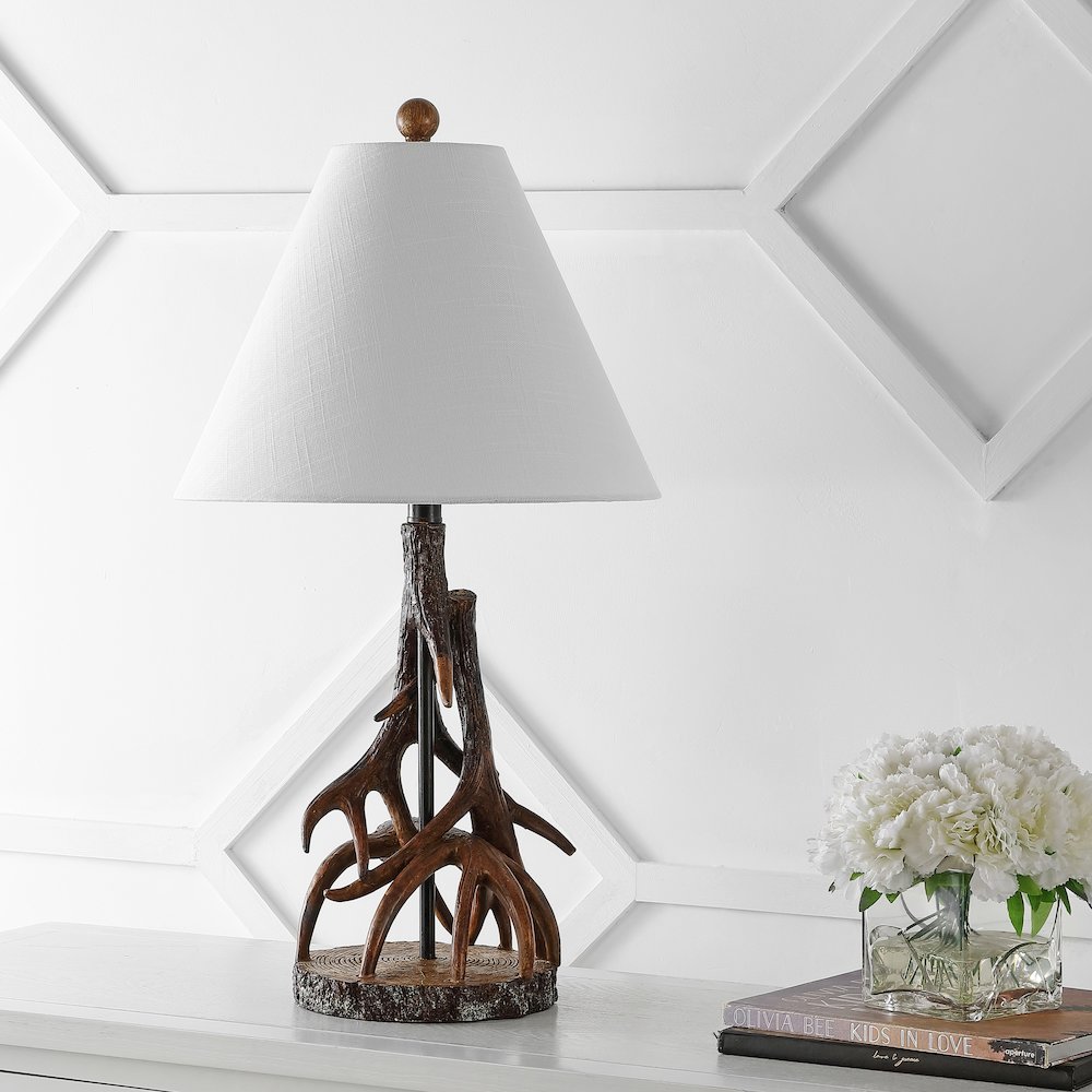 Cabell Farmhouse Rustic Iron Led Table Lamp. Picture 4