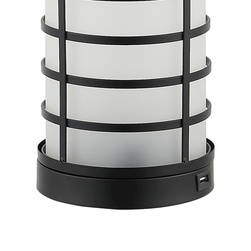 Jayce Modern Industrial Iron Nightlight Led Table Lamp. Picture 3