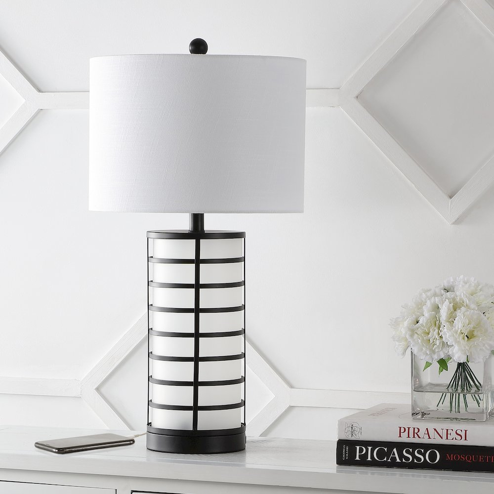 Jayce Modern Industrial Iron Nightlight Led Table Lamp. Picture 4