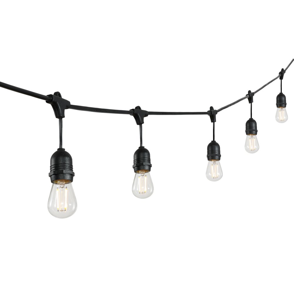 Indoor/Outdoor Rustic Industrial Led S Edison Buld String Lights. Picture 1