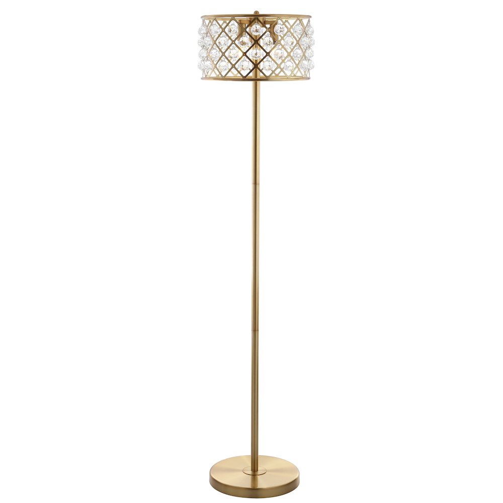 Elizabeth Crystal/Metal Led Floor Lamp. Picture 1