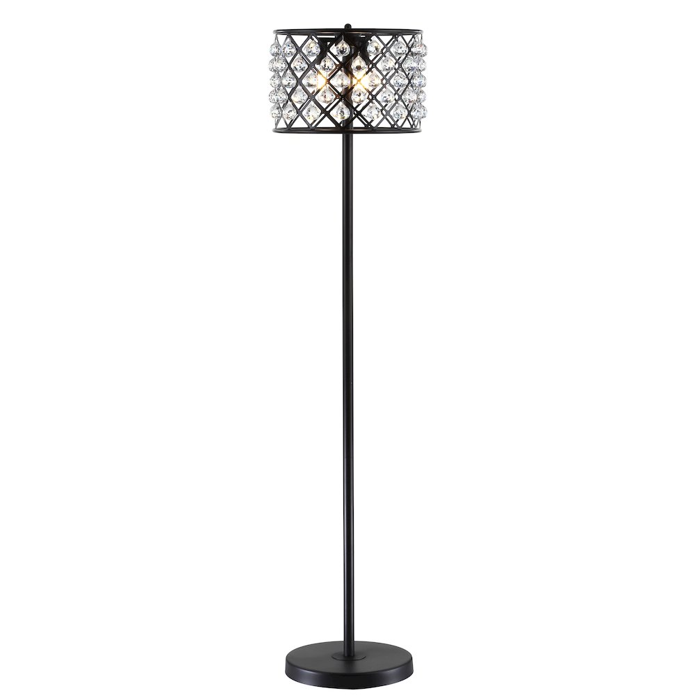 Elizabeth Crystal/Metal Led Floor Lamp. Picture 1