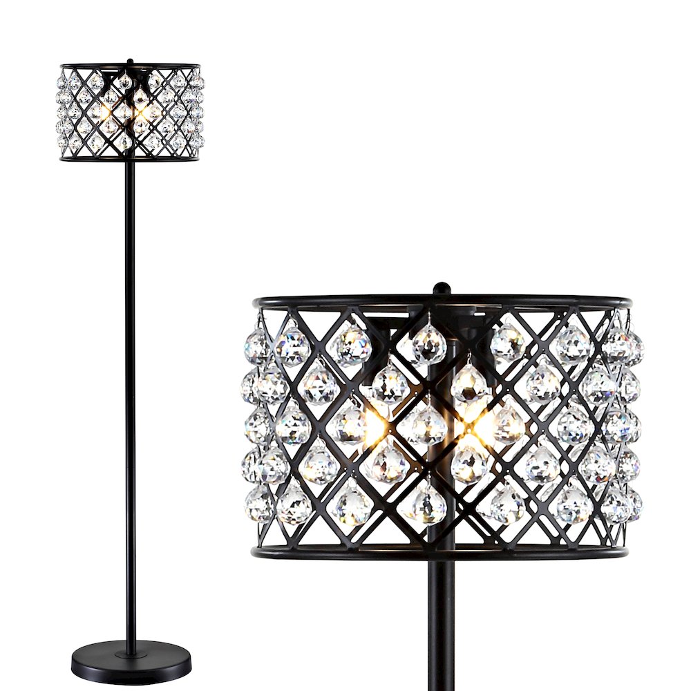 Elizabeth Crystal/Metal Led Floor Lamp. Picture 6
