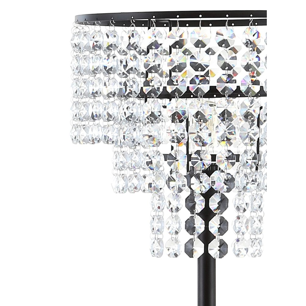 Juliette Crystal/Metal Floor Lamp. Picture 4